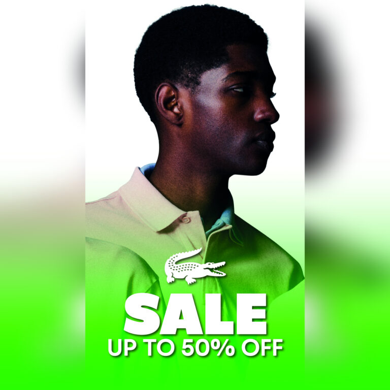 Lacoste Sale: up to 50% off.